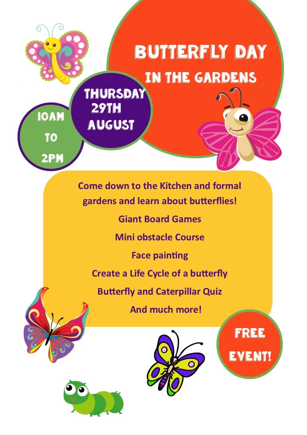 Butterfly Day Poster